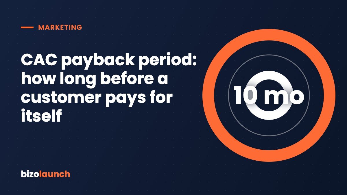 CAC payback period: how long before a customer pays for itself