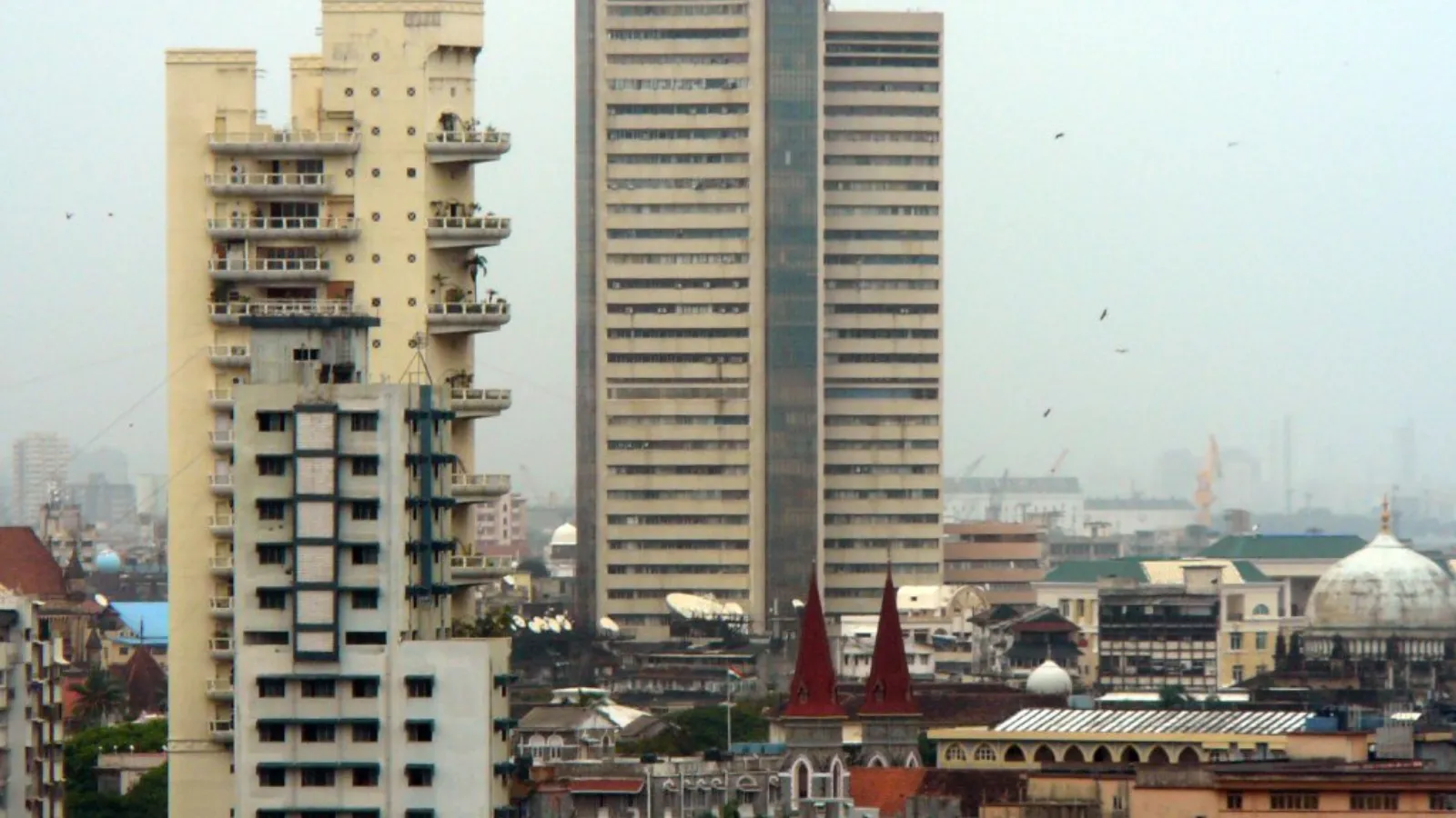 Phiroze Jeejeebhoy Towers, the Bombay Stock Exchange building on Dalal Street, Mumbai